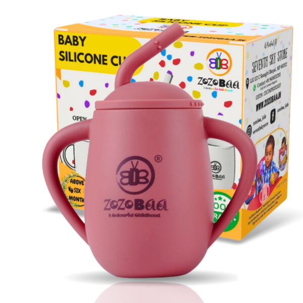 Baby Sippy Drinking Cup With Straw | Straw Cup | Sipper Cup | 180 ML