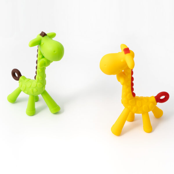Giraffe Soft Silicone Teether for Baby Gums, Teething Toys for Babies
