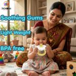 Silicone Baby Flower Teether for 0-24 Months, BPA-Free Food Grade Silicone Teething Toy - Image 6