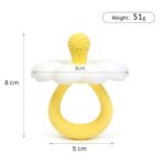 Silicone Baby Flower Teether for 0-24 Months, BPA-Free Food Grade Silicone Teething Toy - Image 2