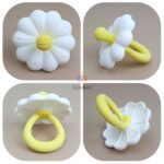 Silicone Baby Flower Teether for 0-24 Months, BPA-Free Food Grade Silicone Teething Toy - Image 7